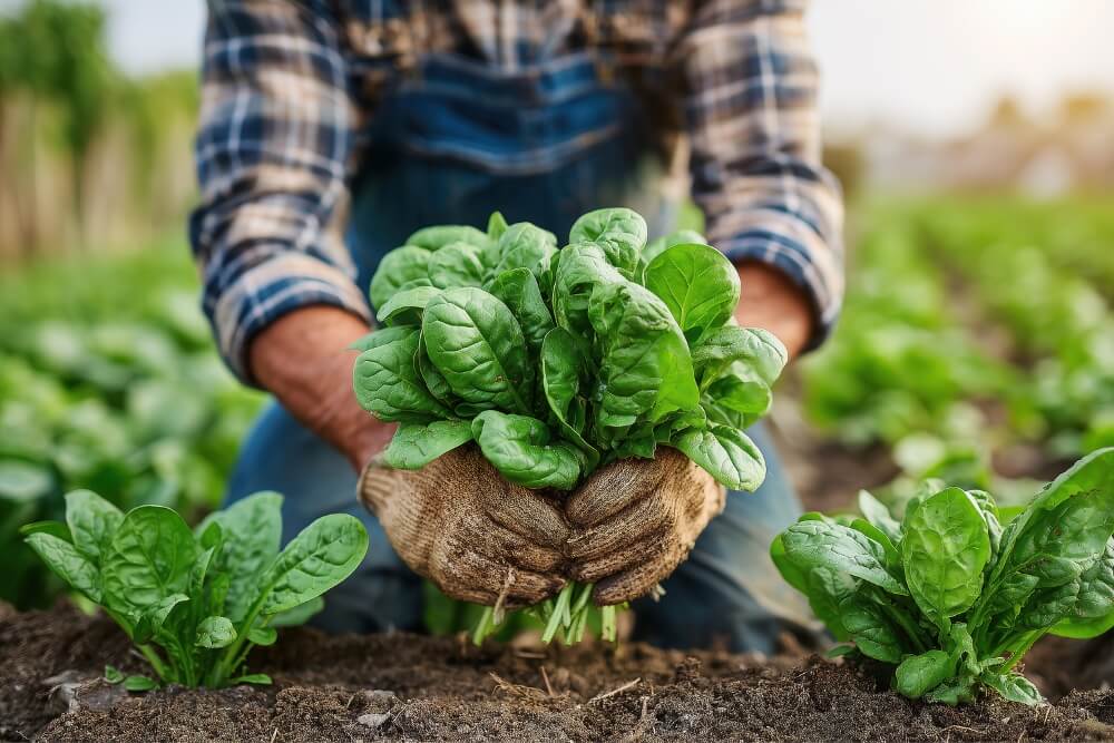 muž hrabe v hlíně